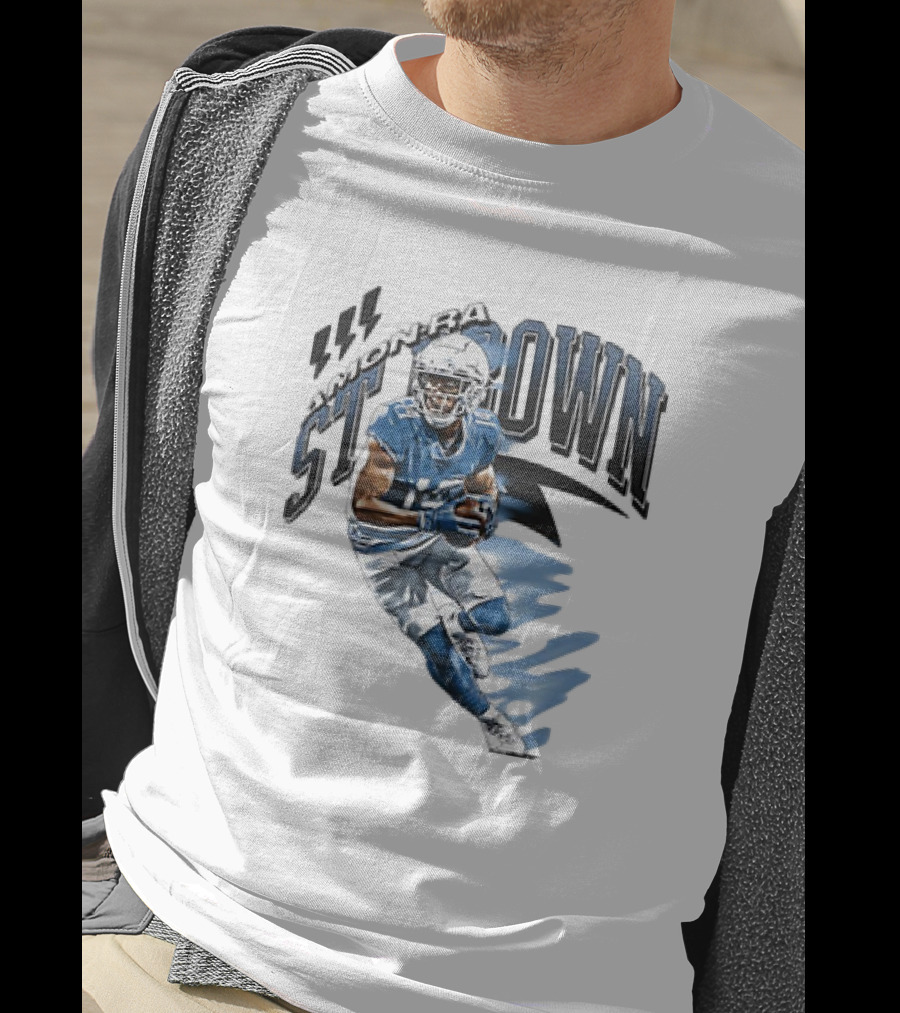 Amon-Ra St. Brown Detroit Lions NFL Football Retro Vintage T-Shirt