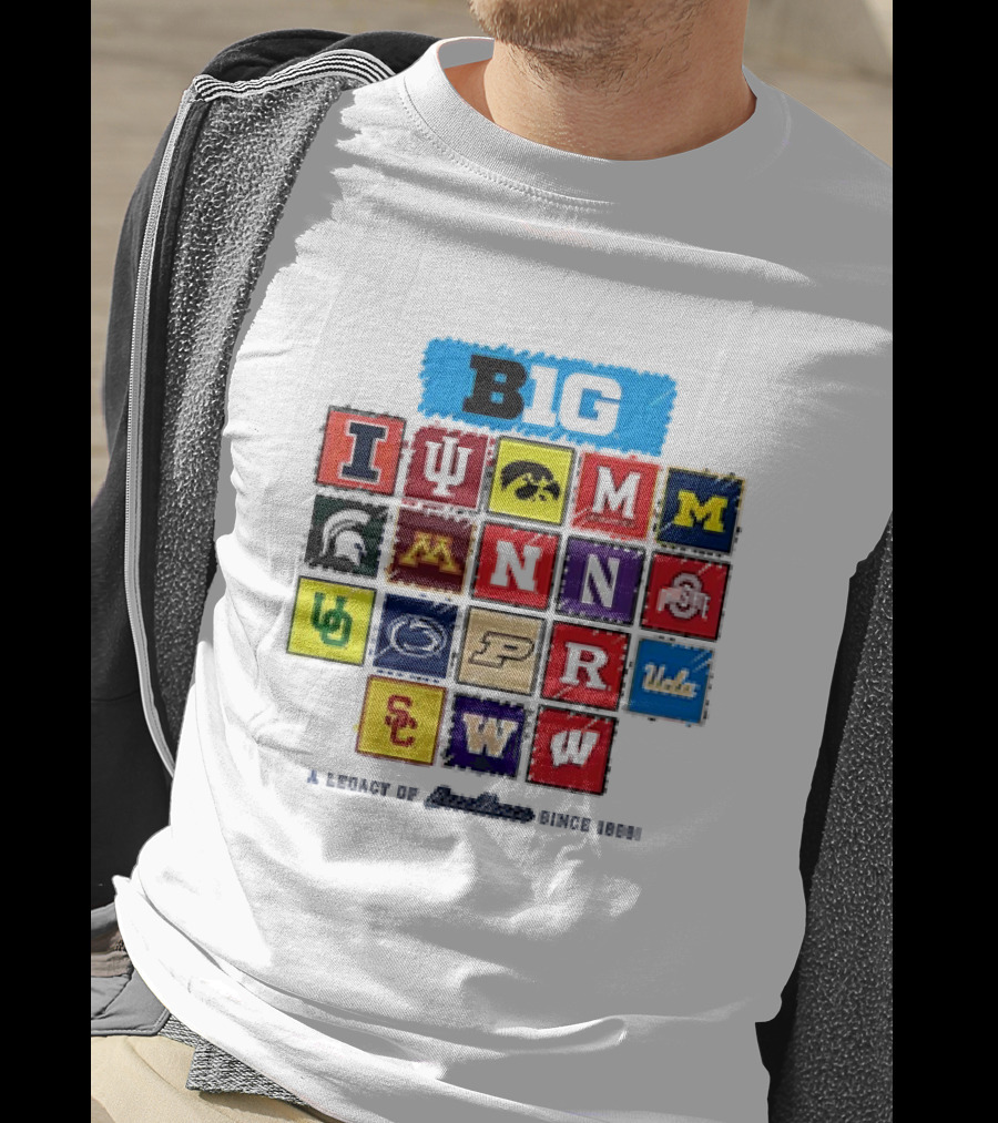 Big Ten Conference Logos Legacy Excellence Since 1888 T-Shirt