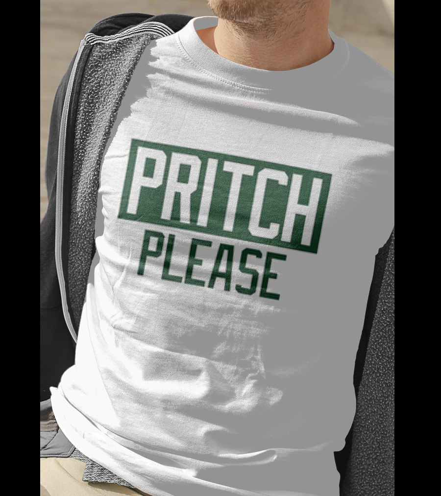 Boston Celtics Basketball Pritch Please T-Shirt