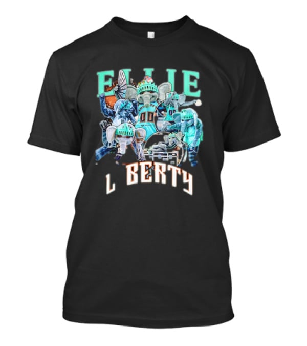 New York Liberty Ellie Basketball Christmas Statue Of Liberty T-Shirt