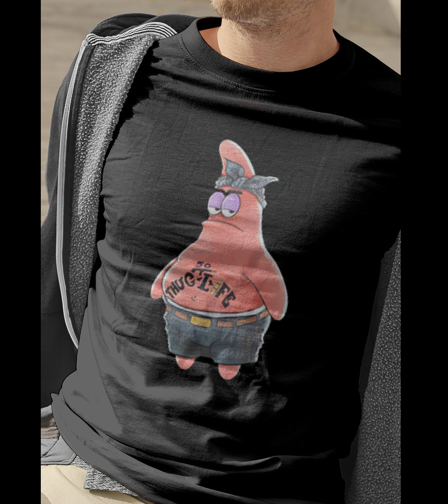 Patrick Star Thug Life So Gangster T-Shirt