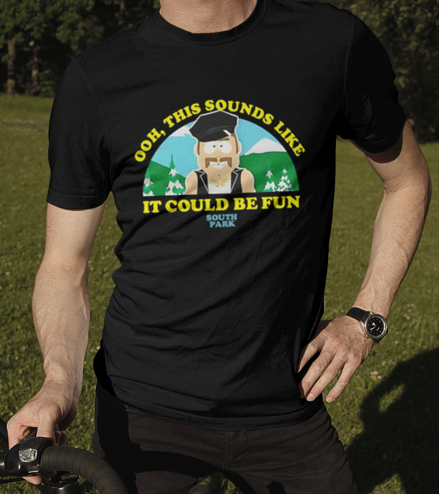 Ooh This Sounds Like It Could Be Fun South Park Vintage Biker Character T-Shirt