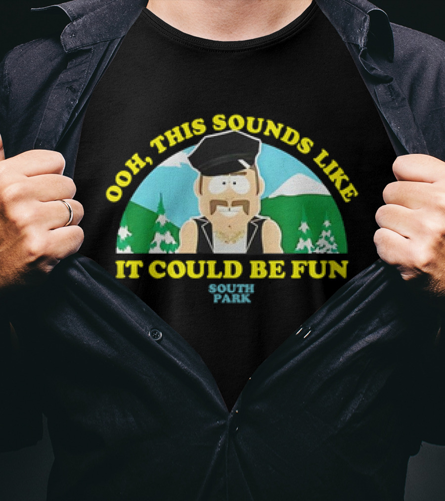 Ooh This Sounds Like It Could Be Fun South Park Vintage Biker Character T-Shirt