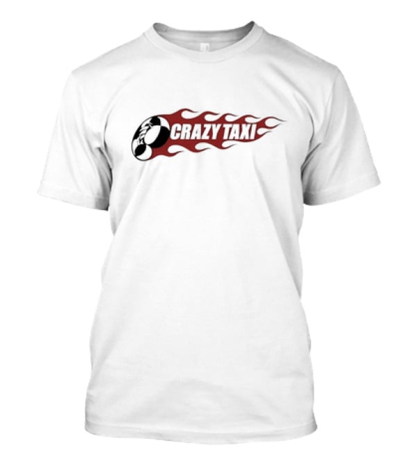 Crazy Taxi Logo Flame T-Shirt