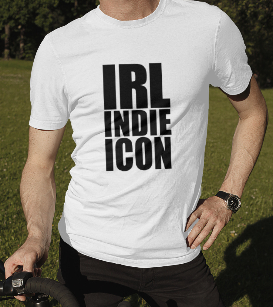 IRL Indie Icon Text Block T-Shirt