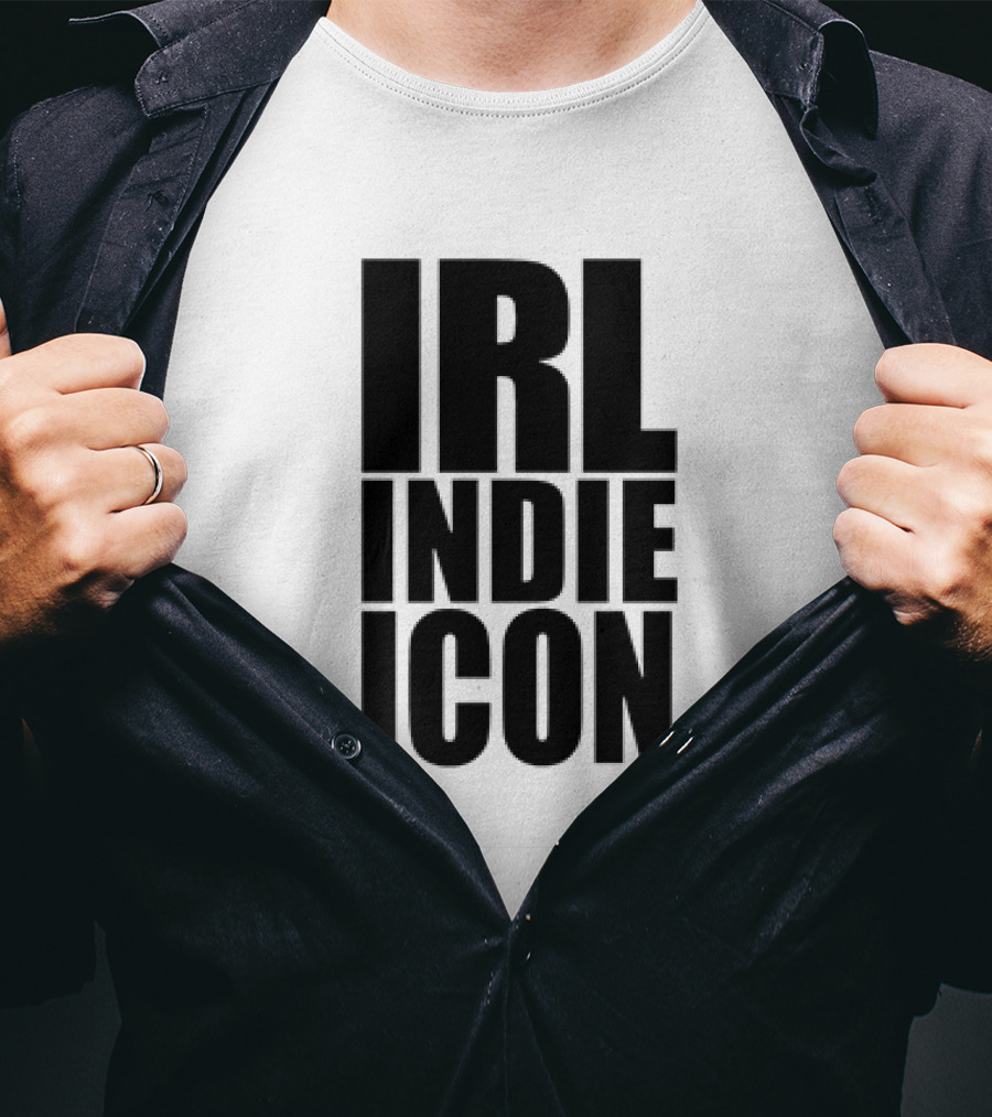 IRL Indie Icon Text Block T-Shirt