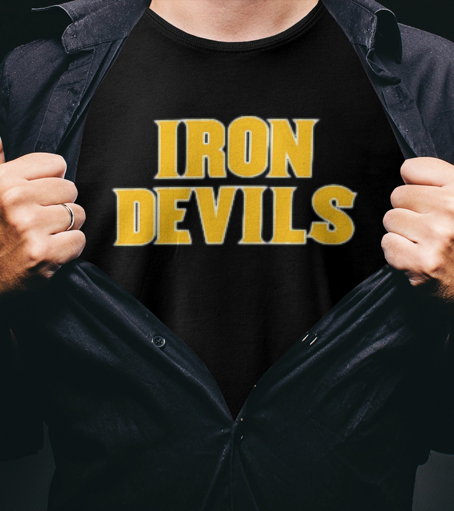 ASU Iron Devils Team Symbol Iconic Yellow T-Shirt