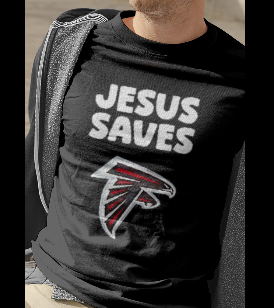 Atlanta Falcons Jesus Saves T-Shirt