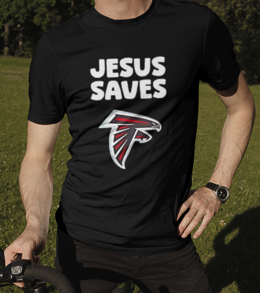 Atlanta Falcons Jesus Saves T-Shirt