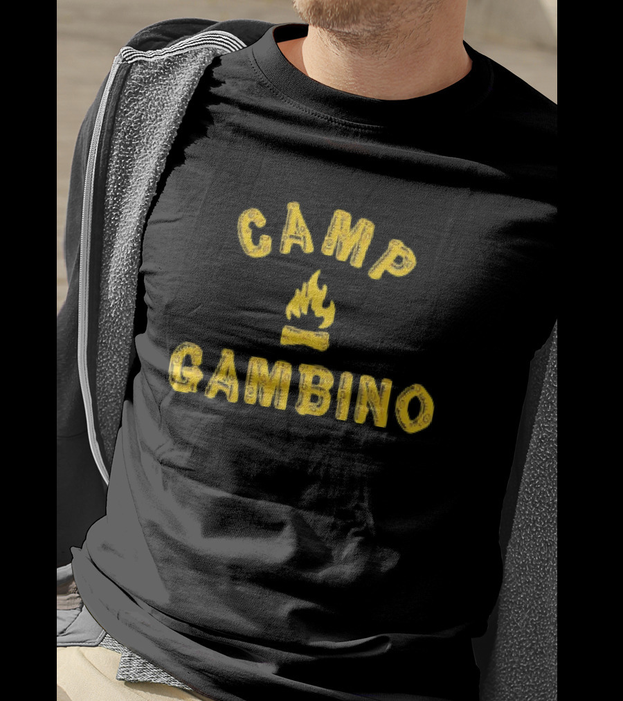 Camp Gambino Campfire Theme T-Shirt