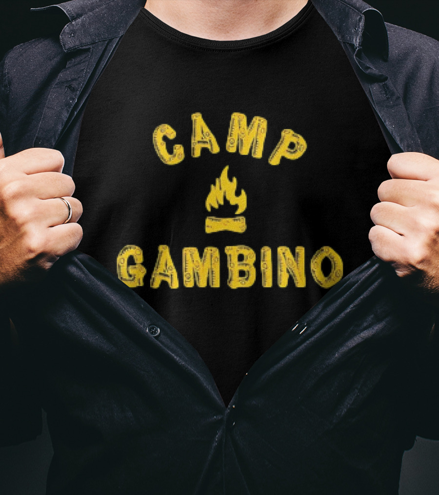 Camp Gambino Campfire Theme T-Shirt