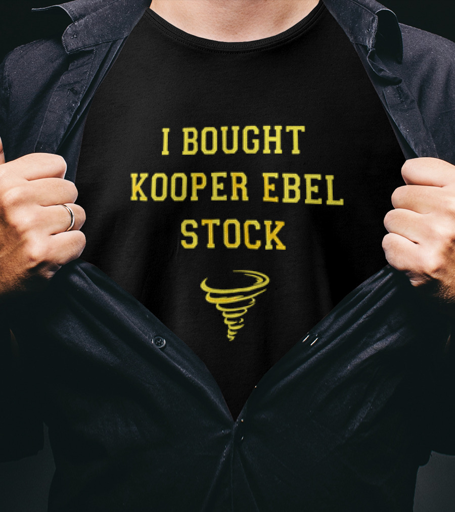 I Bought Kooper Ebel Stock Tornado Spiral T-Shirt