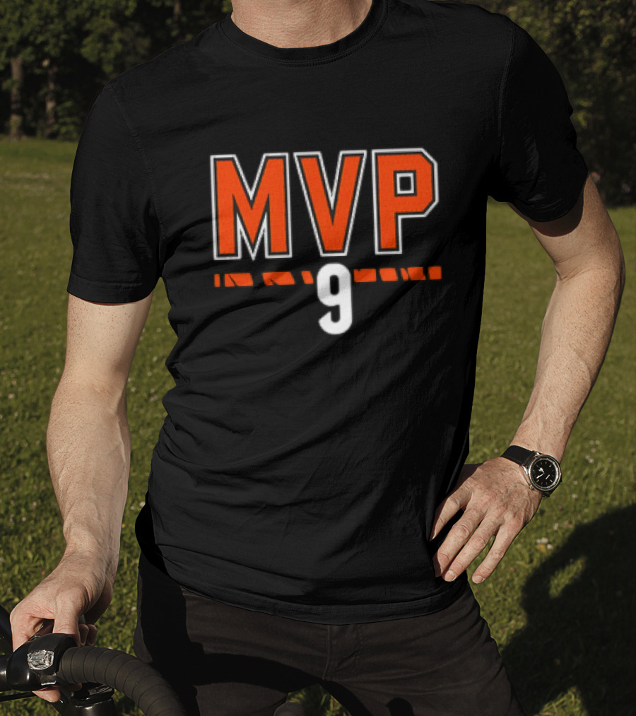 Joe Burrow MVP 9 Cincinnati Bengals NFL Football T-Shirt