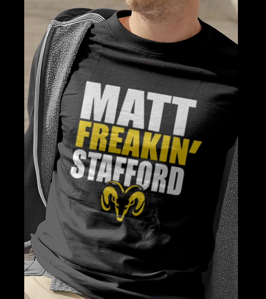 Los Angeles Rams Matt Freakin’ Stafford Iconic Ram T-Shirt