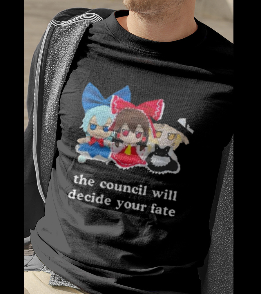 The Council Will Decide Your Fate Touhou Cirno Marisa Reimu Dolls T-Shirt
