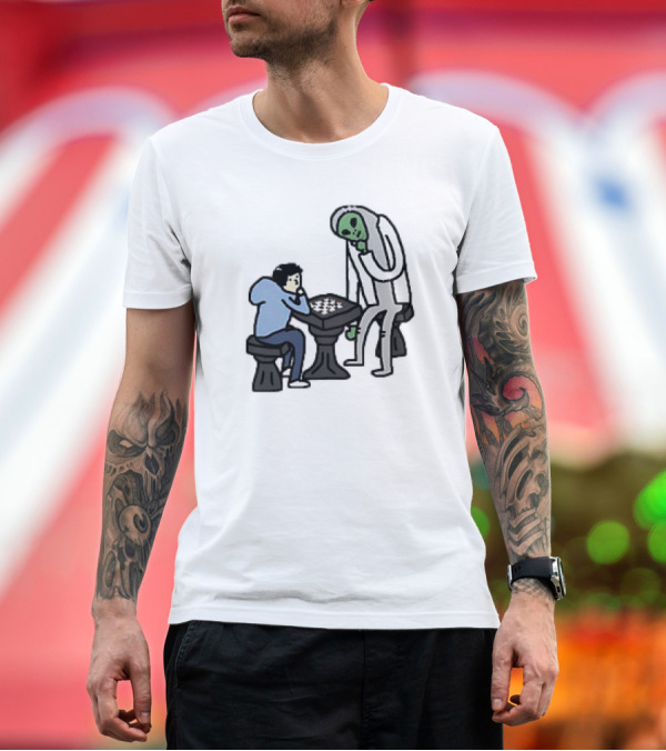 Premium T-Shirt: Victor Wembanyama San Antonio Spurs NBA Basketball Wemby Chess Hoodie vs Alien Player T-Shirt Victor Wembanyama San Antonio Spurs NBA Basketball Wemby Chess Hoodie vs Alien Player T-Shirt
