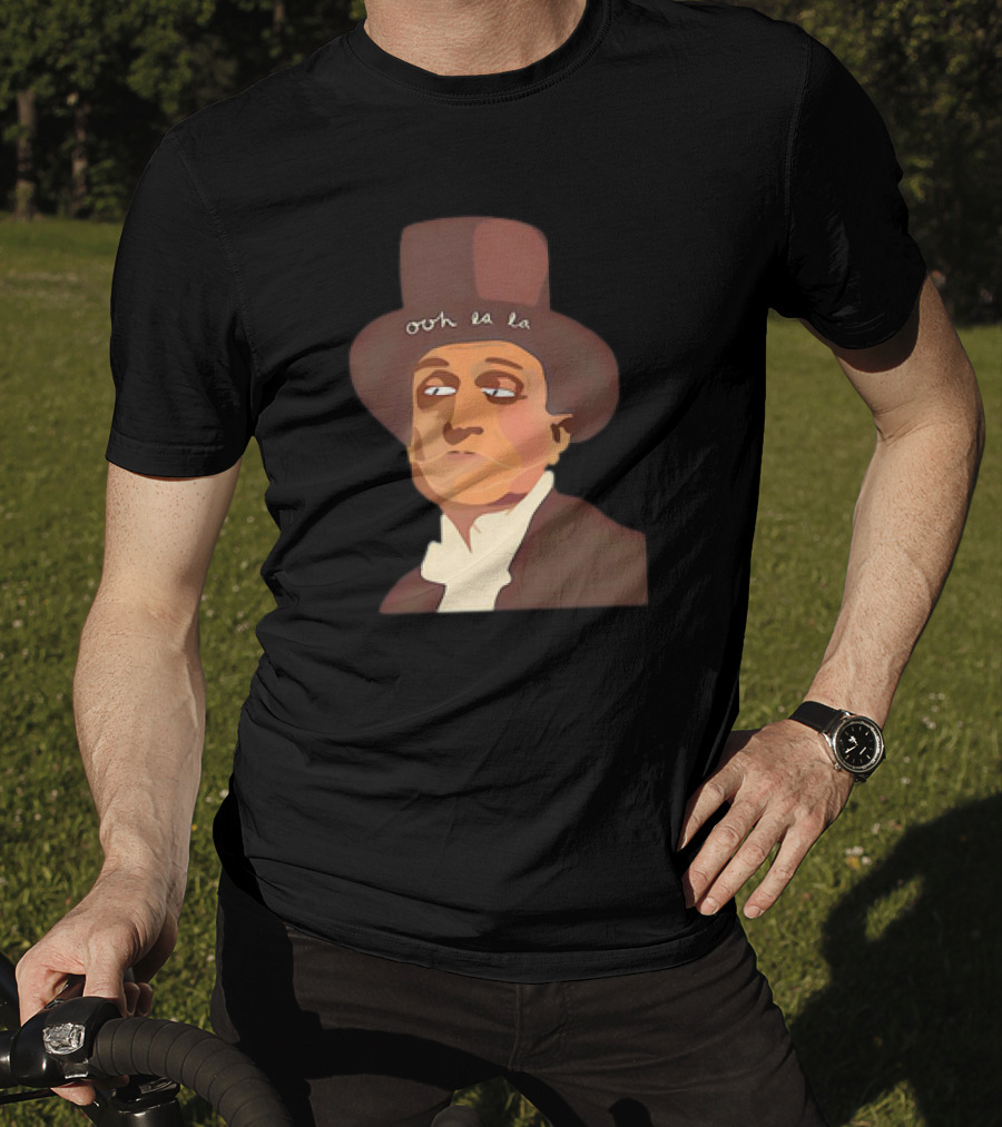 The Man Ooh La La Top Hat Gentleman Vintage Caricature Essential T-Shirt