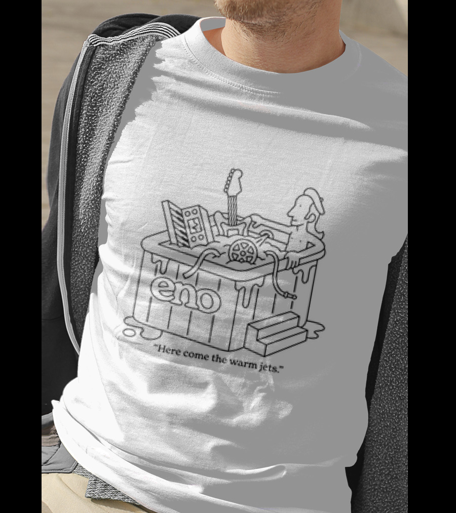 Eno Here Come The Warm Jets Hot Tub Guitar And Mixer T-Shirt