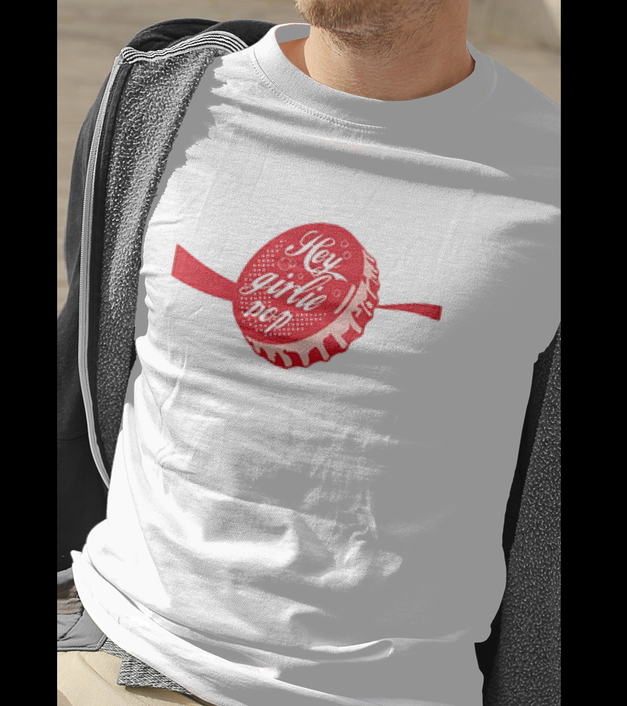 Hey Girlie Pop Soda Cap T-Shirt