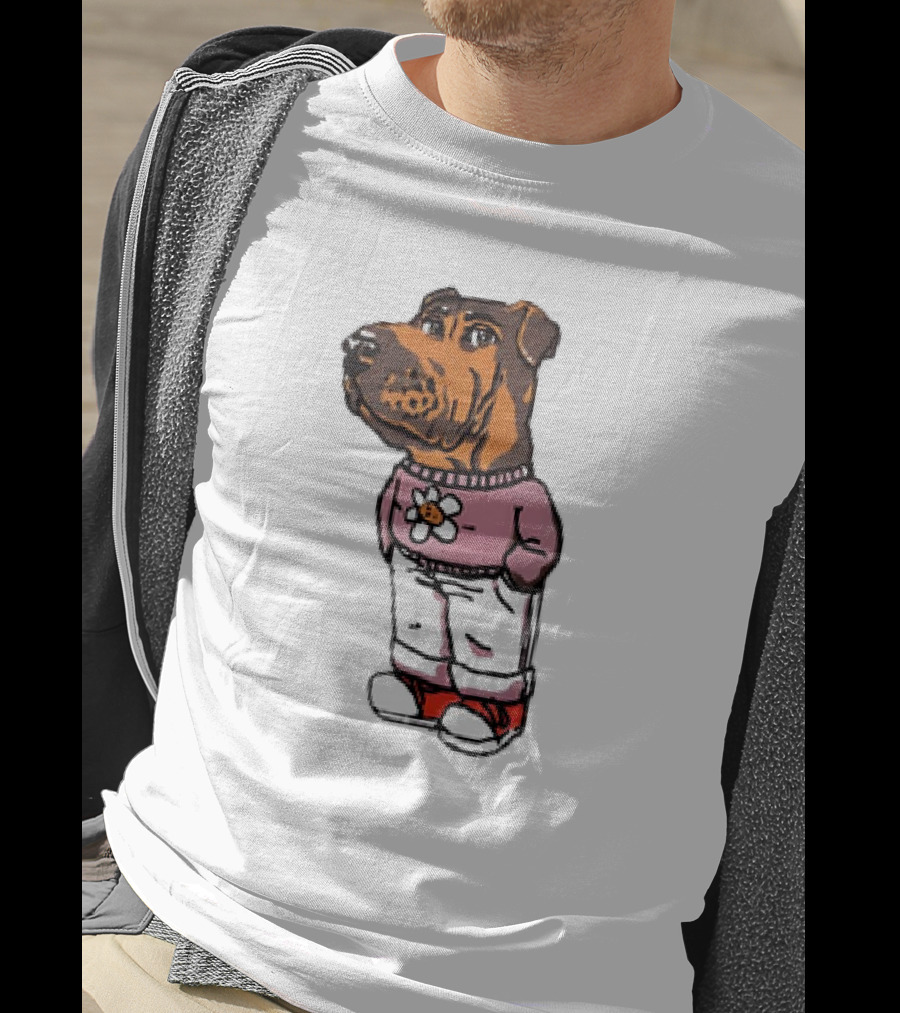 Space Dogs Chill Mable Flower T-Shirt