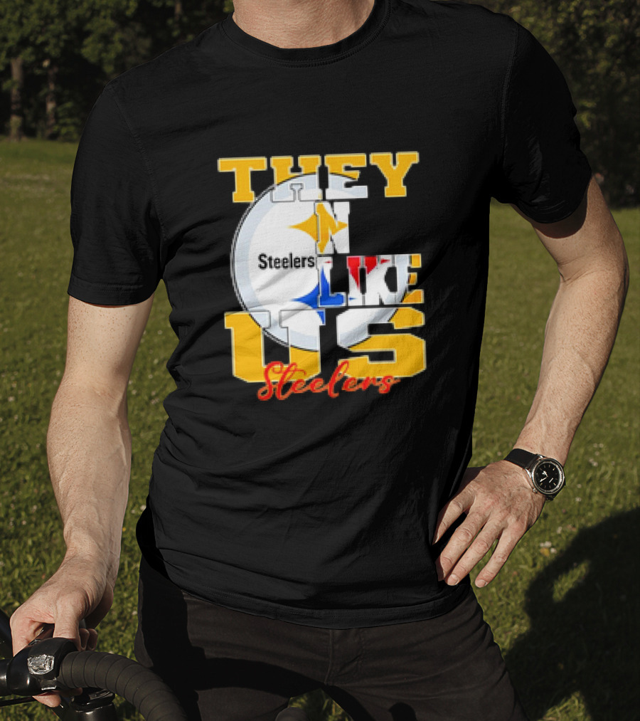 Pittsburgh Steelers NFL Football They Not Like Us T-Shirt