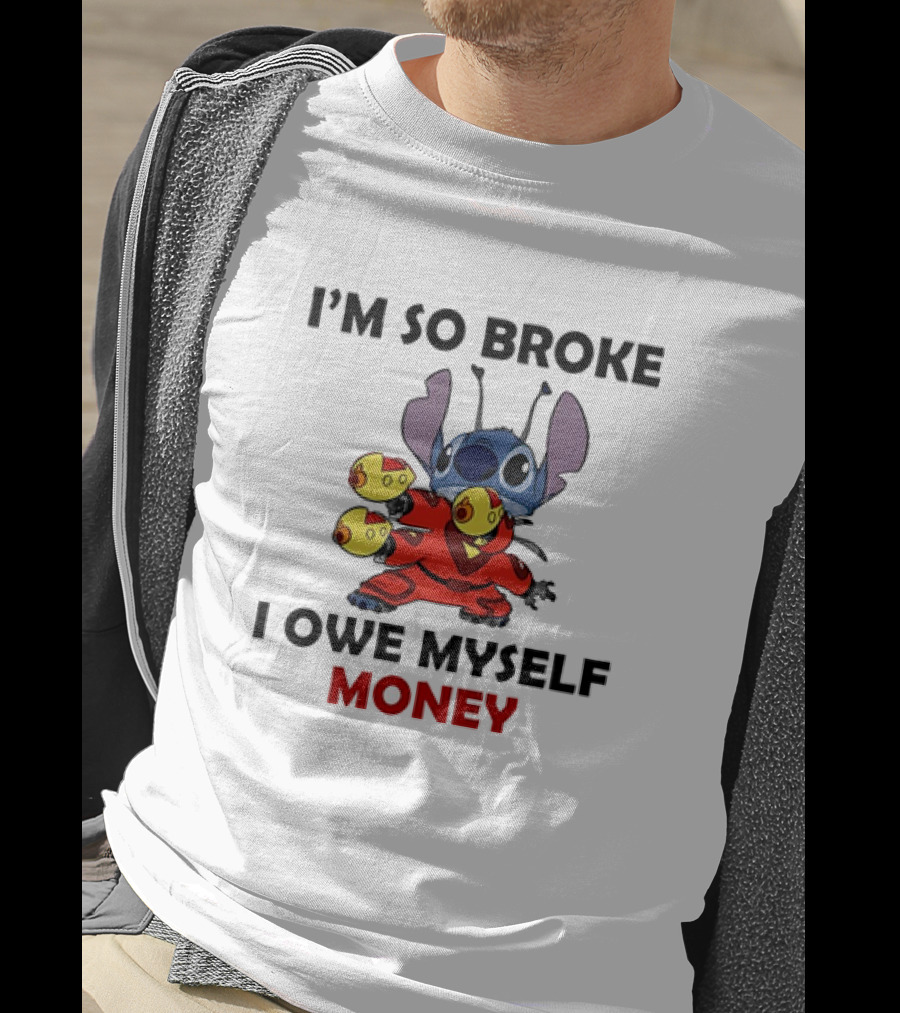 I’m So Broke I Owe Myself Money Stitch Collecting Rubber Duckies T-Shirt