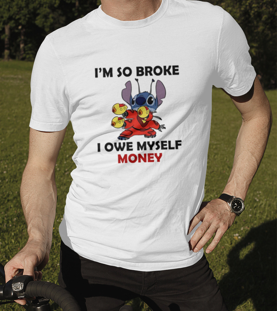 I’m So Broke I Owe Myself Money Stitch Collecting Rubber Duckies T-Shirt