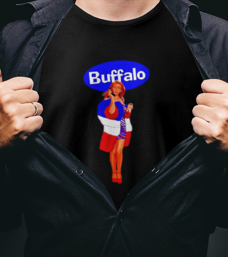Buffalo Clueless Mafia Cher Iconic Look In Red White Blue T-Shirt