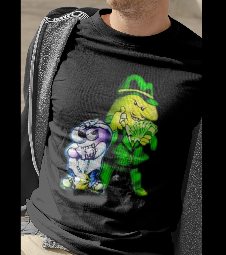 Cool Gangsta Friends Smiling Money Holders T-Shirt