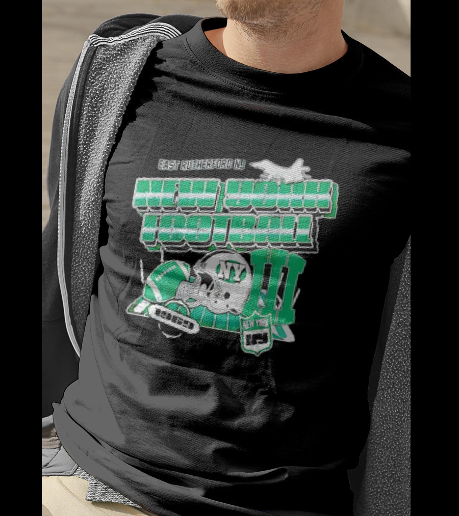 East Rutherford NJ New York Football NY Gang Green III T-Shirt
