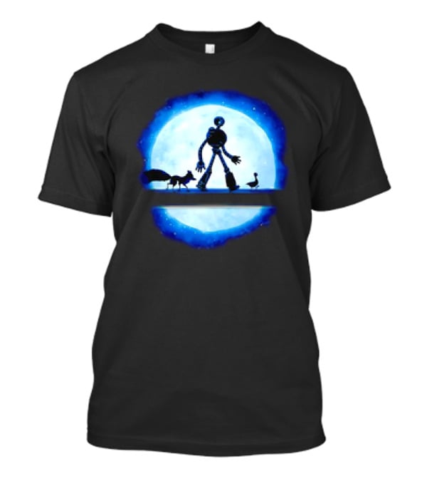 Hakuna Robot Journey With Fox And Goose To The Moon T-Shirt