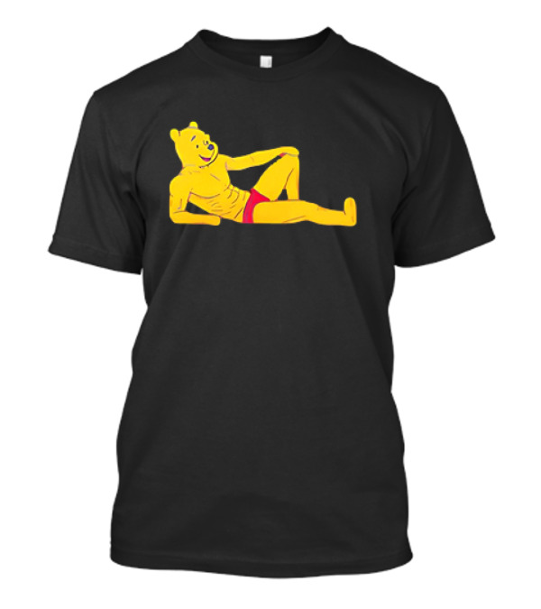 Winnie The Pooh Buff Bodybuilder Funny T-Shirt