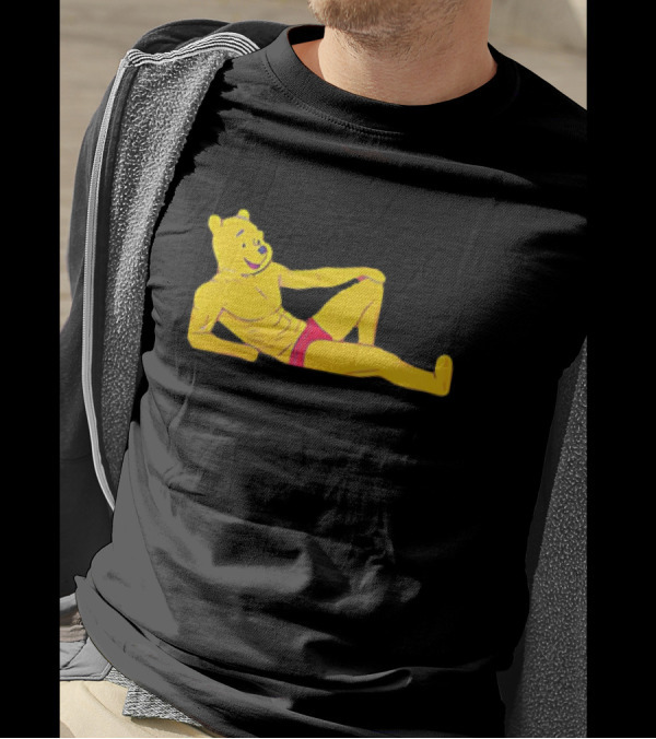 Winnie The Pooh Buff Bodybuilder Funny T-Shirt