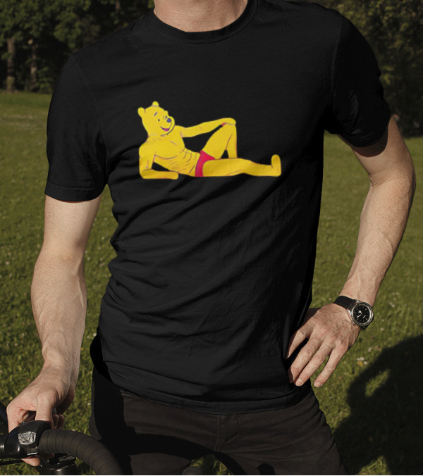 Winnie The Pooh Buff Bodybuilder Funny T-Shirt