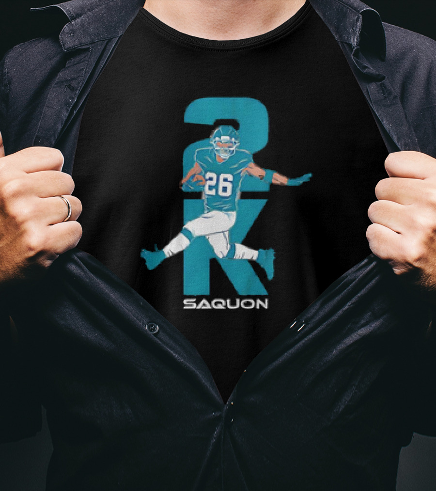 2K Saquon 26 Philadelphia Eagles NFL Football Vintage T-Shirt