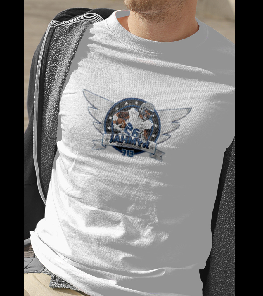 Jahmyr Gibbs 26 Detroit Lions 313 Running Back Wings Vintage T-Shirt