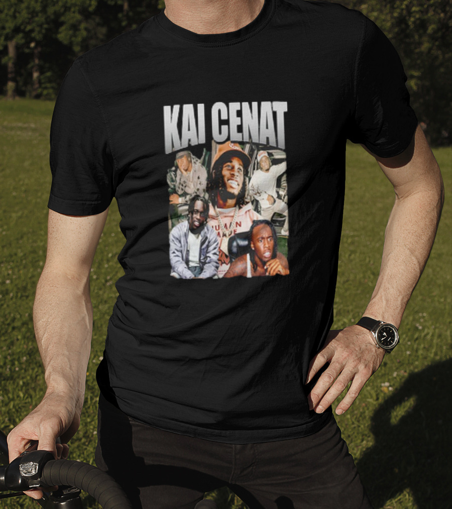Kai Cenat Vintage Style Collage With 90s Vibe T-Shirt