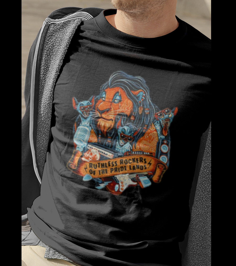 Scar And The Hyenas Ruthless Rockers Of The Pride Lands T-Shirt