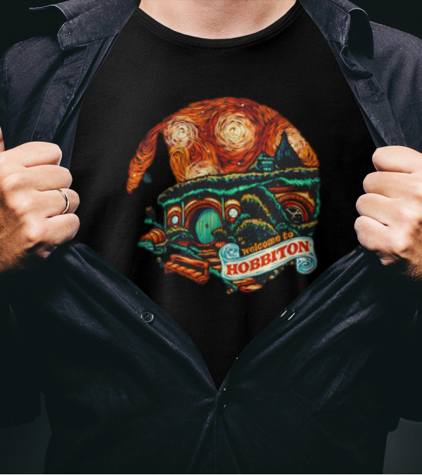 Welcome To Hobbiton The Hobbit Van Gogh T-Shirt