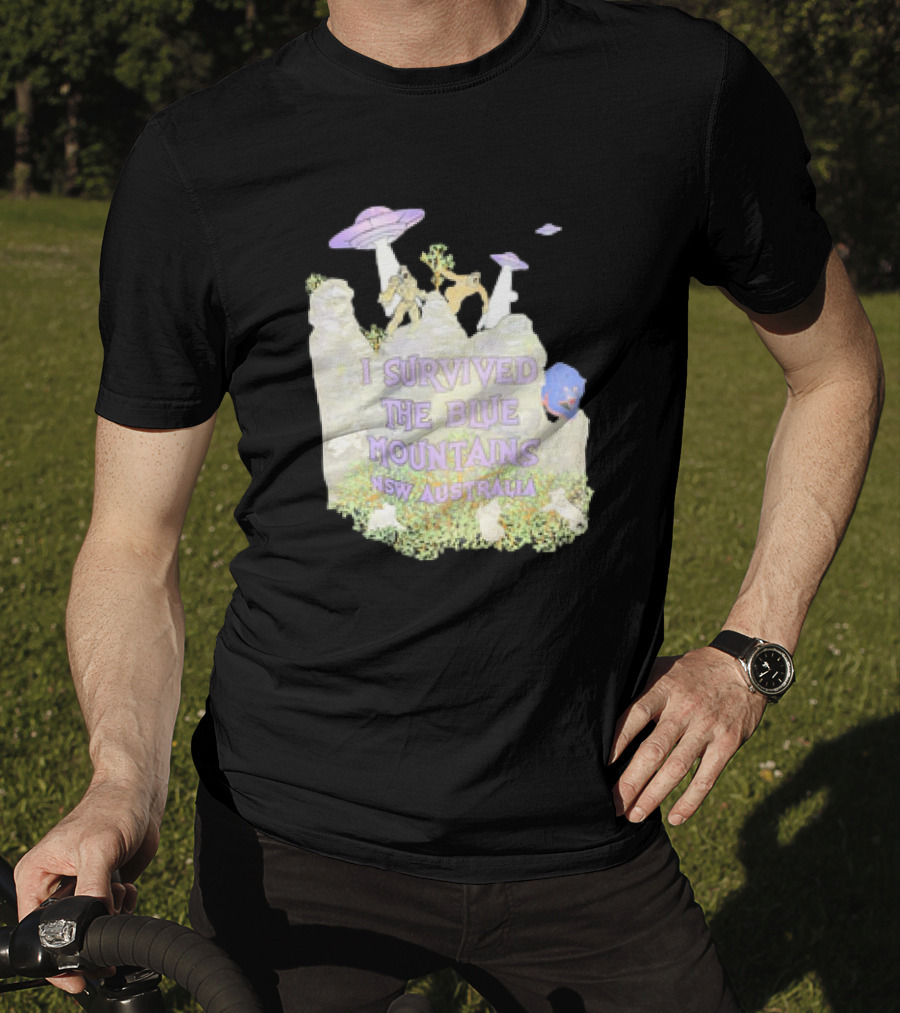 I Survived UFO Encounter In The Blue Mountains NSW Australia T-Shirt