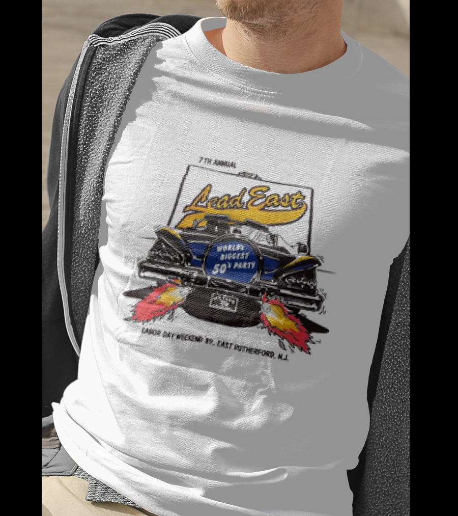 7th Annual Lead East World's Biggest 50's Party Labor Day Weekend '79 East Rutherford N.J T-Shirt