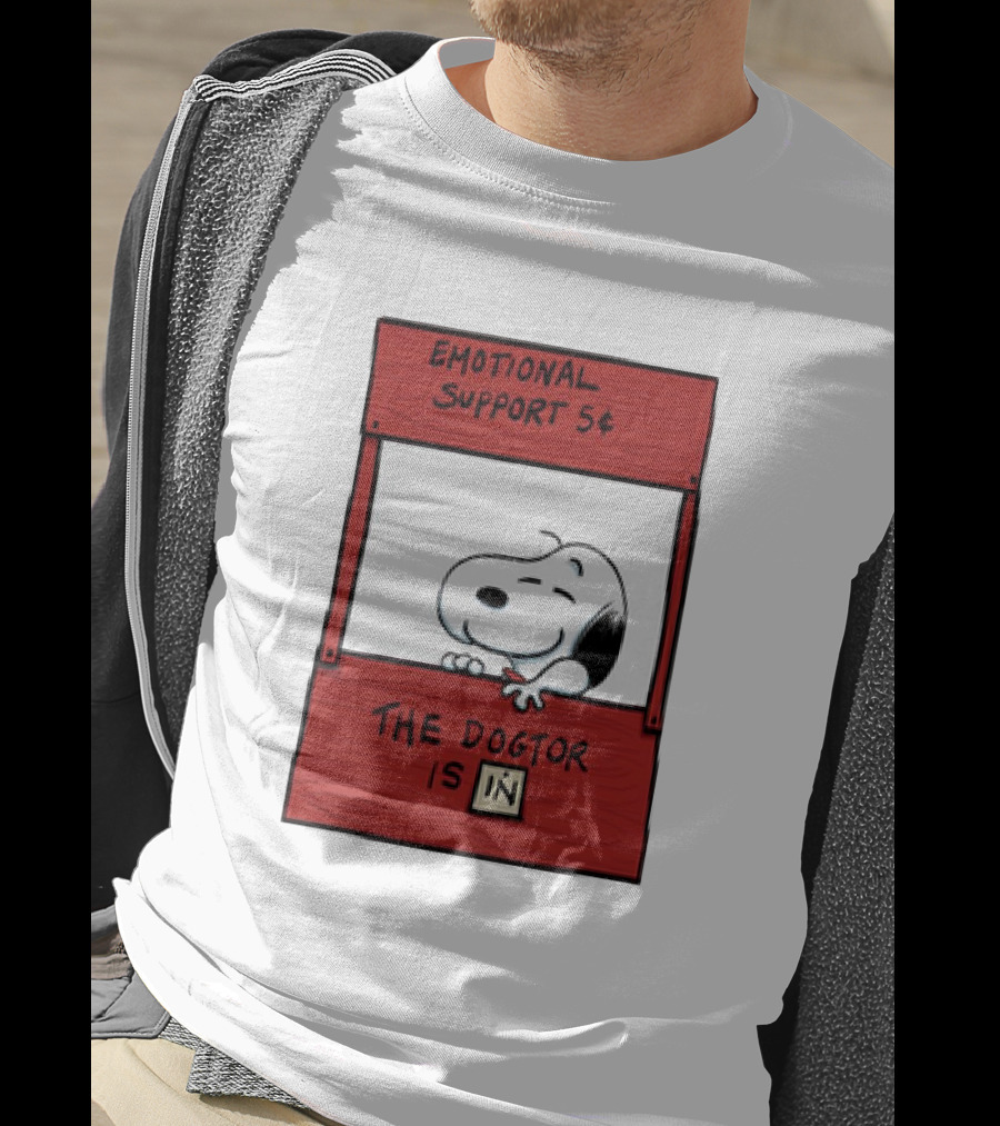 Emotional Support The Dogtor Is In T-Shirt