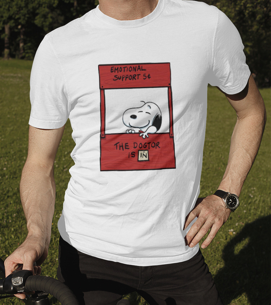 Emotional Support The Dogtor Is In T-Shirt