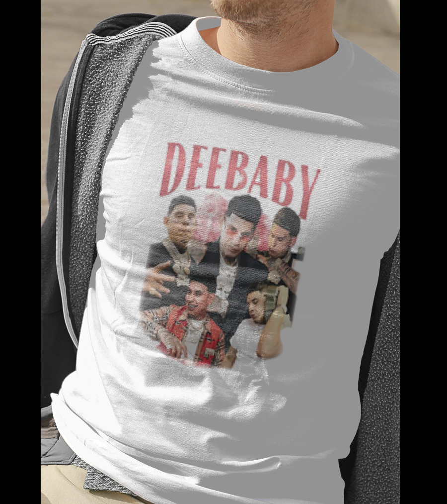 DEEBABY Collage With Jewelry Style Motifs T-Shirt