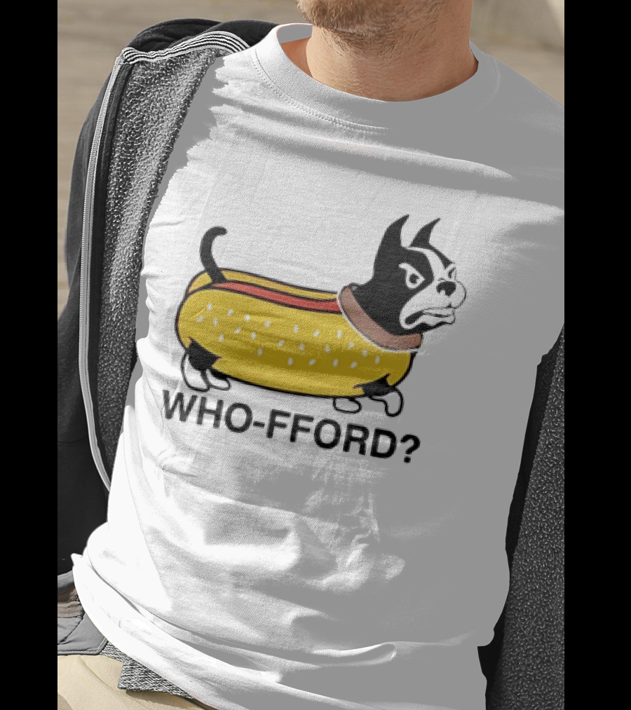 Furman Paladins Who-fford Hot Dog Bulldog T-Shirt