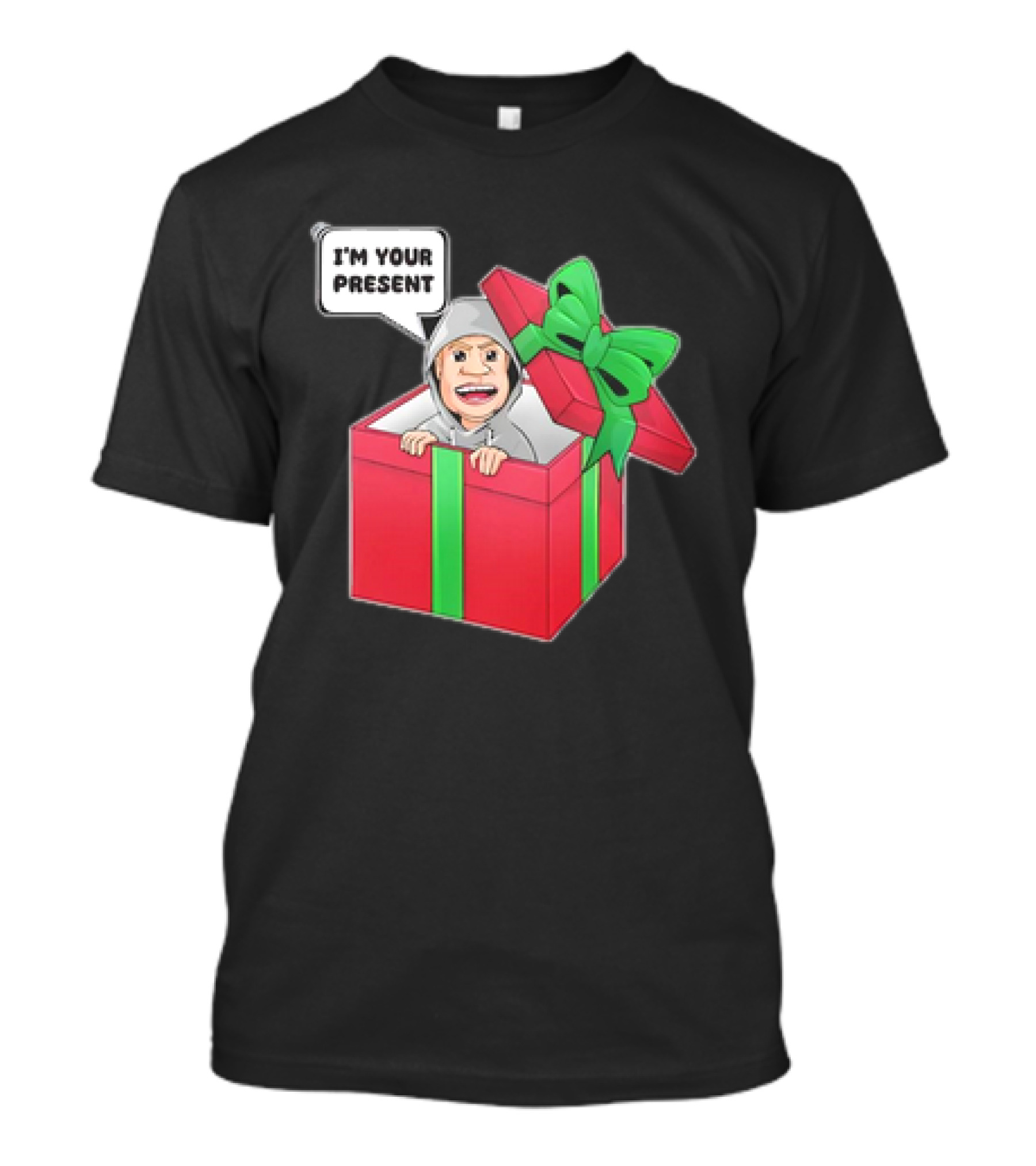 Artem Potokin I’m Your Present Cartoon Character In Gift Box T-Shirt