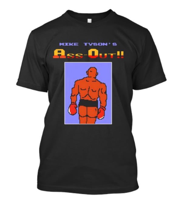Mike Tyson's Ass-Out Pixels T-Shirt