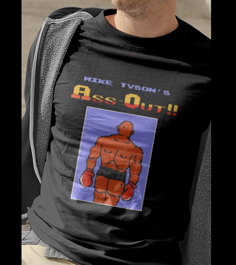 Mike Tyson's Ass-Out Pixels T-Shirt