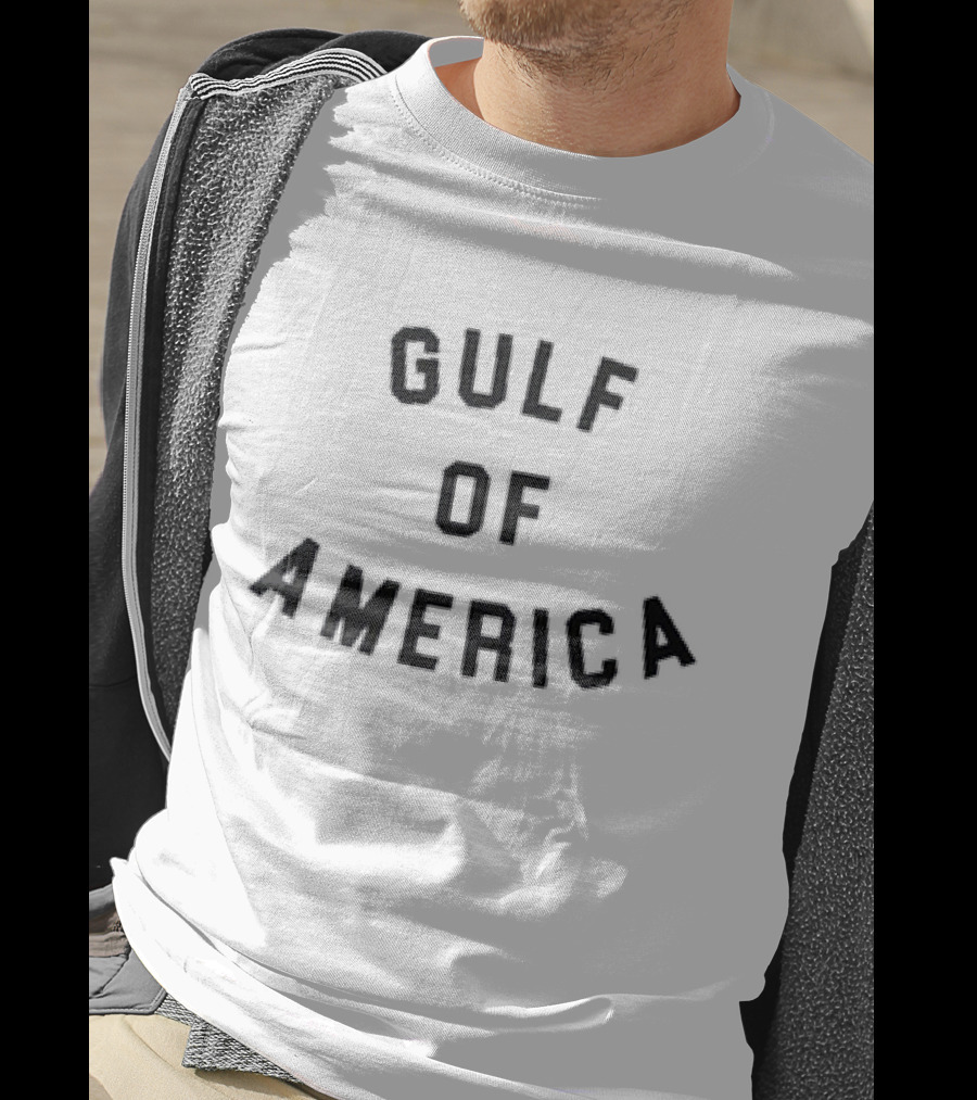 Gulf Of America Usa Coastal Region Mock Sports Text T-Shirt