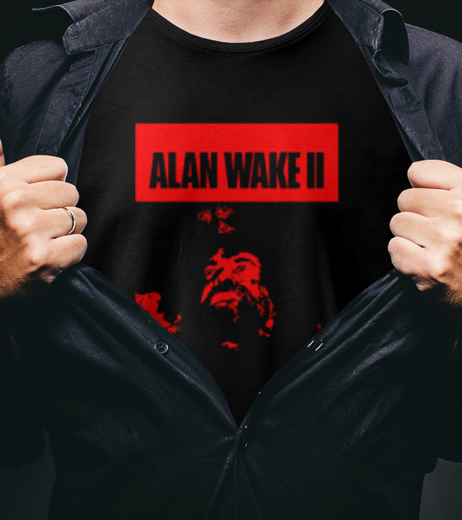 Alan Wake II Red Classic Horror T-Shirt